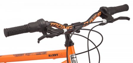 Mongoose Alert Mag Wheel mountain bike, 24-inch wheels, 7 speeds, orange