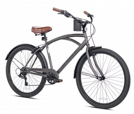 Kent 26" Bayside Men's Cruiser Bike, Satin Cocoa