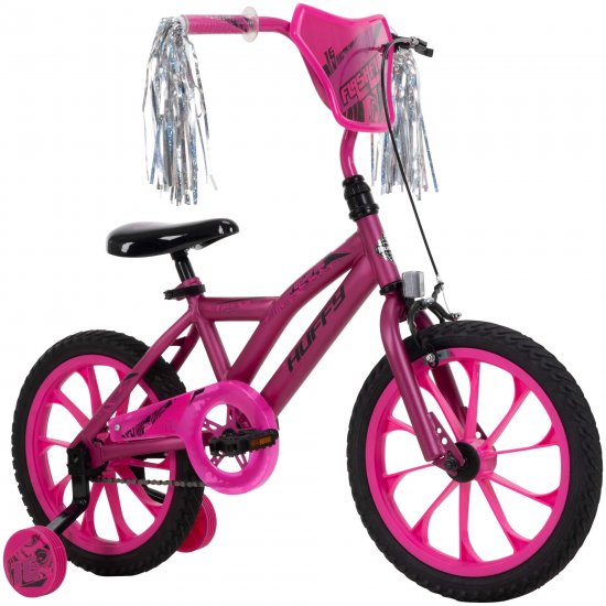 Huffy 16\" Flashfire Girls\' Bike for Kids