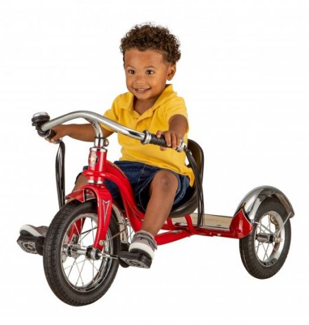 Schwinn Roadster Tricycle for Toddlers and Kids Classic Tricycle Red