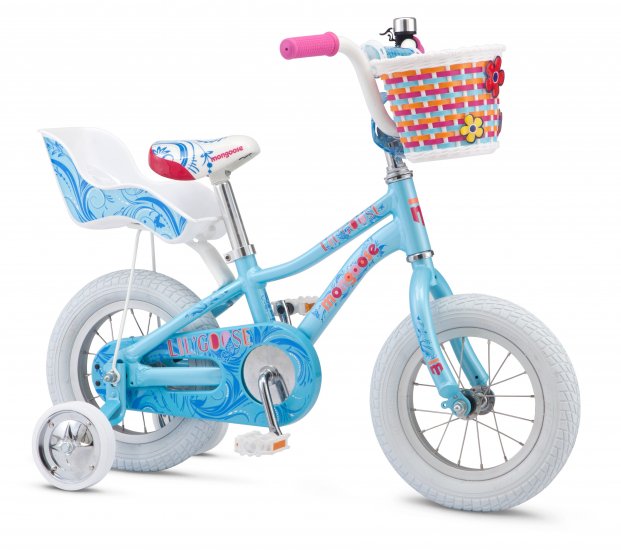 Mongoose 12\" Lilgoose Girls Bike Blue