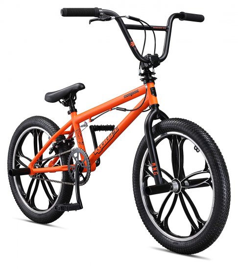 Mongoose 20\" Legion Mag Bicycle-Color:Orange,Size:20\",Style:Boy\'s Freestyle