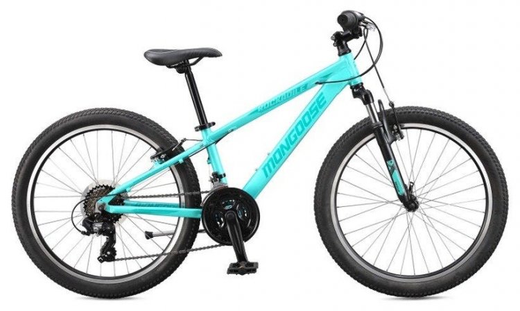 Mongoose Rockadile 24 Girls Mountain Bike Teal