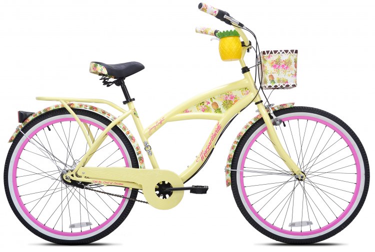 Kent 26\" Margaritaville Women\'s 3-Speed Cruiser Bike, Yellow