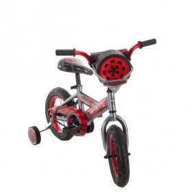 Disney Pixar Lightning McQueen 12" Boys' Red Bike with Sounds, by Huffy