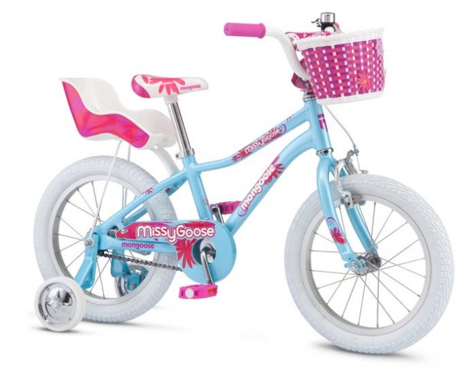 Mongoose Missygoose Girl\'s 16\" Bike Blue