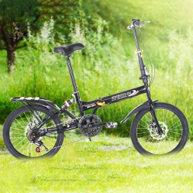 iLH 20in 7-speed city folding compact suspension bike city commuters