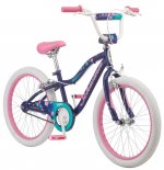 Schwinn Sequin bike, 20-inch wheels, single speed, girls frame, Blue
