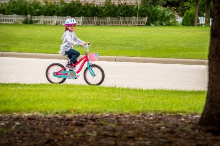 Schwinn Elm Girls Bike for Toddlers and Kids, 18-Inch Wheels, Pink