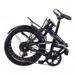 Outeck Leisure 20in 7 Speed ??City Folding Mini Compact Bike Bicycle Urban Commuters