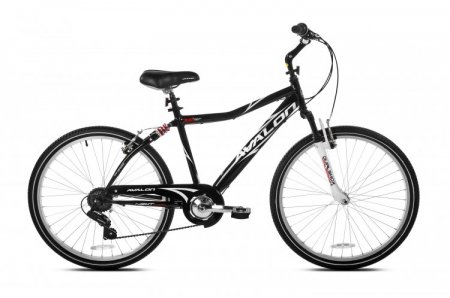 Kent 26" Avalon Comfort Men's Bike with Full Suspension, Black