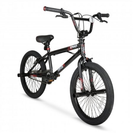 Hyper 20" Spinner BMX Bike, Gloss Black