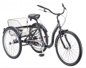 Schwinn Mackinaw Full-Sized Tricycle, single speed, 24-inch wheels, adult, small