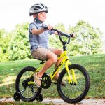 Huffy 18-Inch Rock It Boys Bike, Neon Powder Yellow