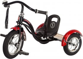 Schwinn Roadster Tricycle for Toddlers and Kids Classic Tricycle Black
